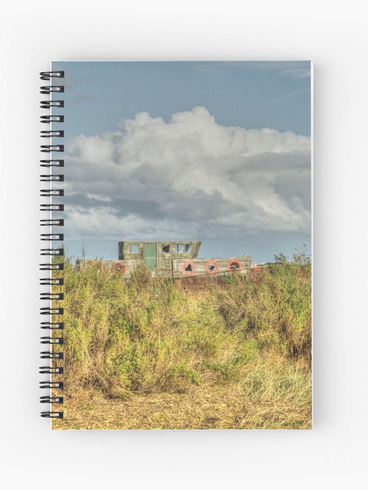 The old Barge at Blakeney spiral notebook. Cover image by MyriadLifePhoto